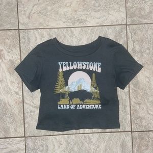 Cropped Yellowstone Shirt